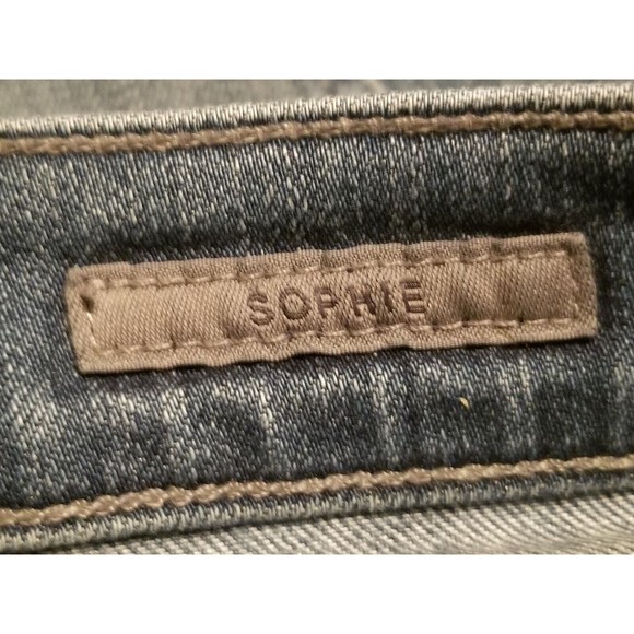 Agolde Sophie Jeans Women's Size 27 Distressed Skinny Denim Medium Wash Cannas - Picture 7 of 8